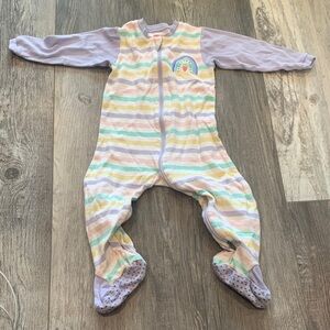 Tuffy Striped Pastel Kids One Piece